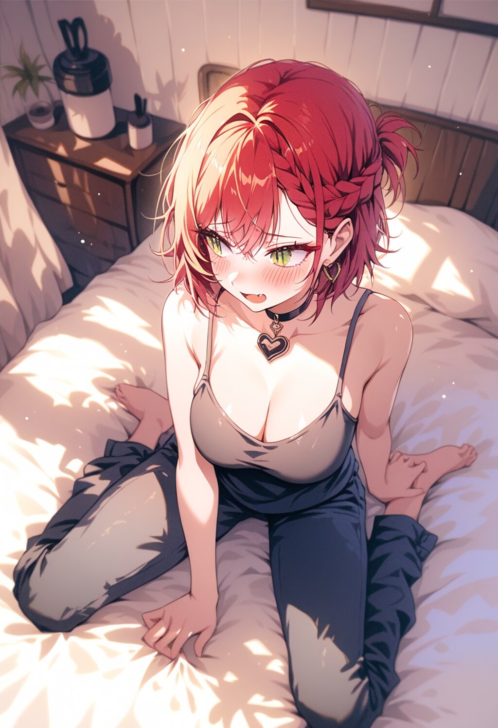 ベッドでお座りDays