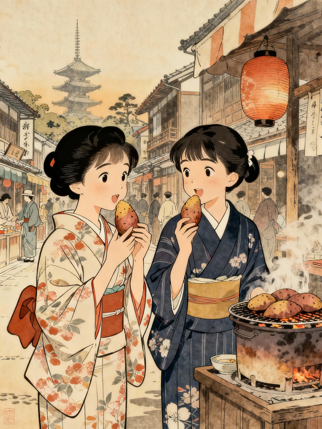 この甘薯、美味でございますね