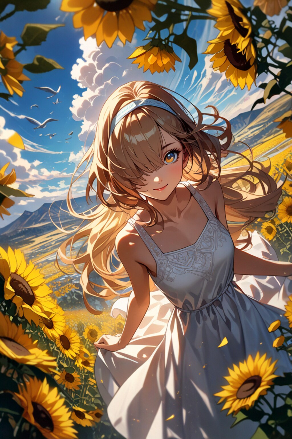 陽だまりの花畑