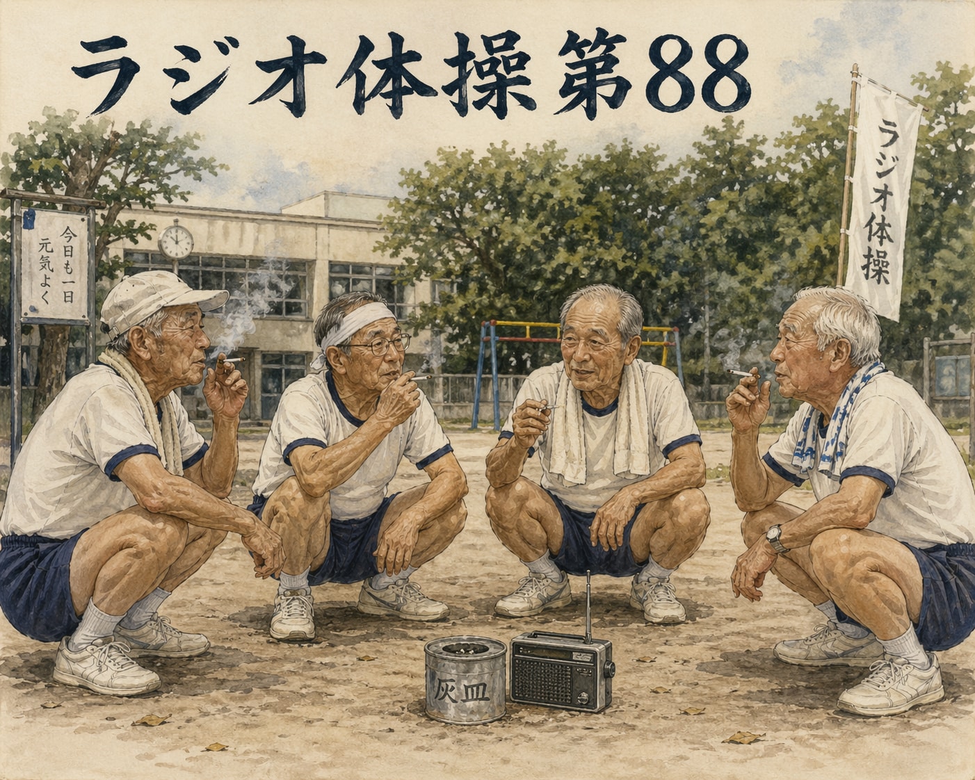 ラジオ体操 第88（葉っぱ）