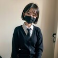 マスク女子 2枚目