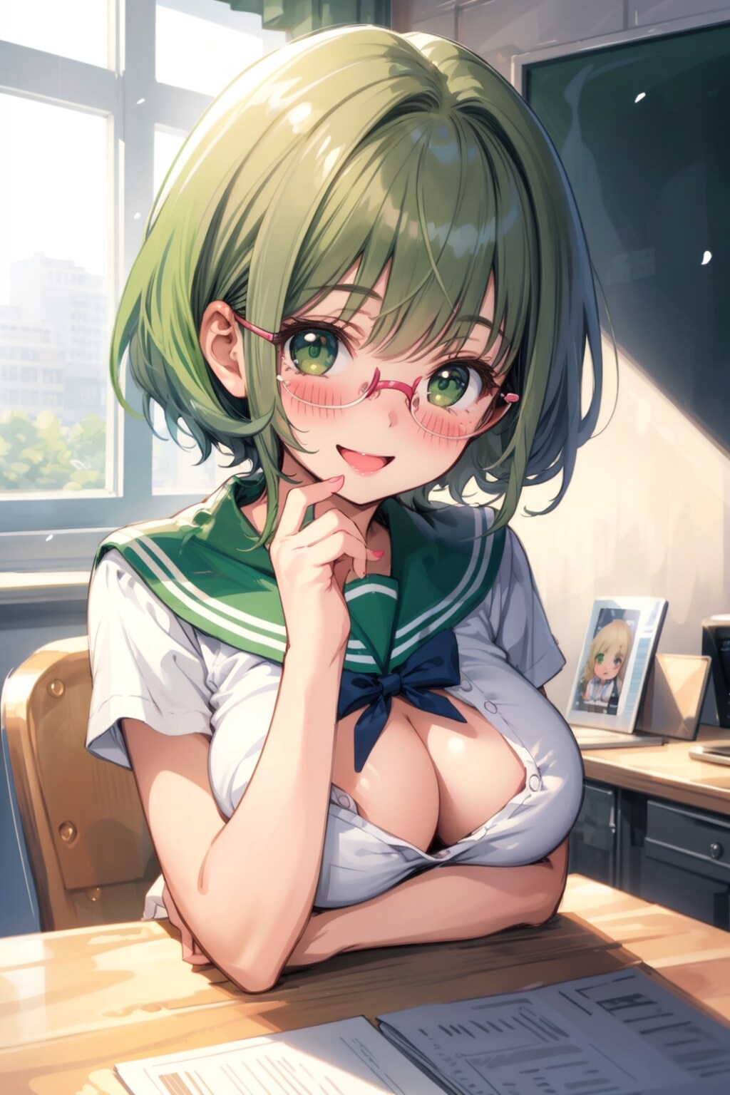 たかし先輩、今日はノーブラです❤️