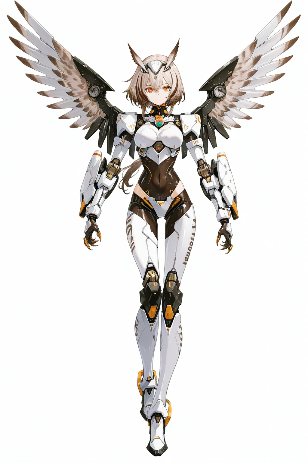 鳥型　メカ娘