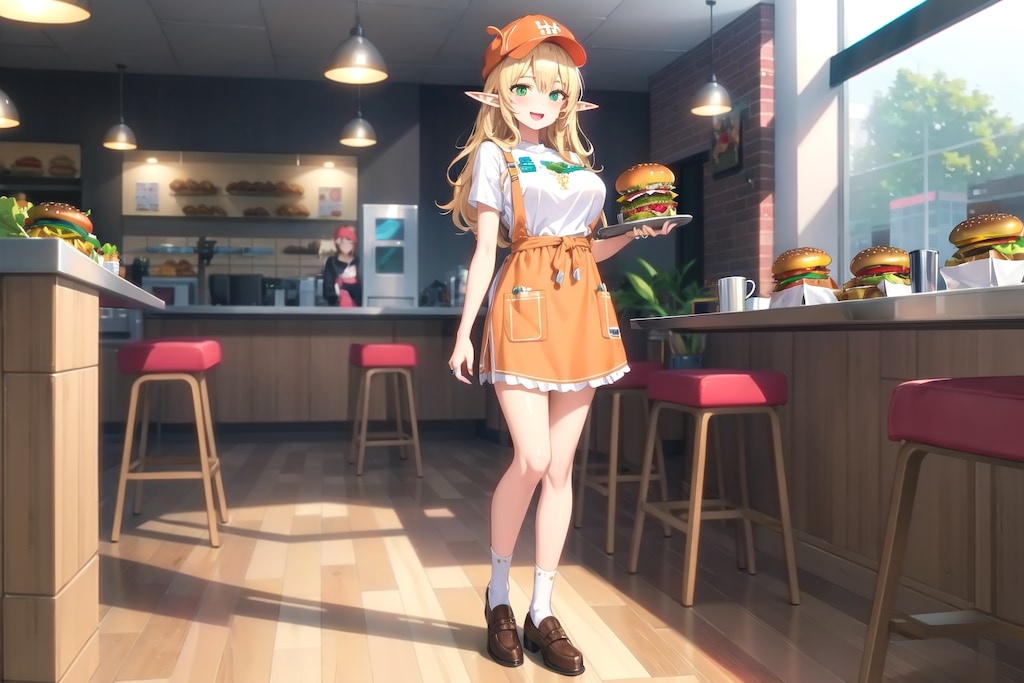 ハンバーガー企画作品です