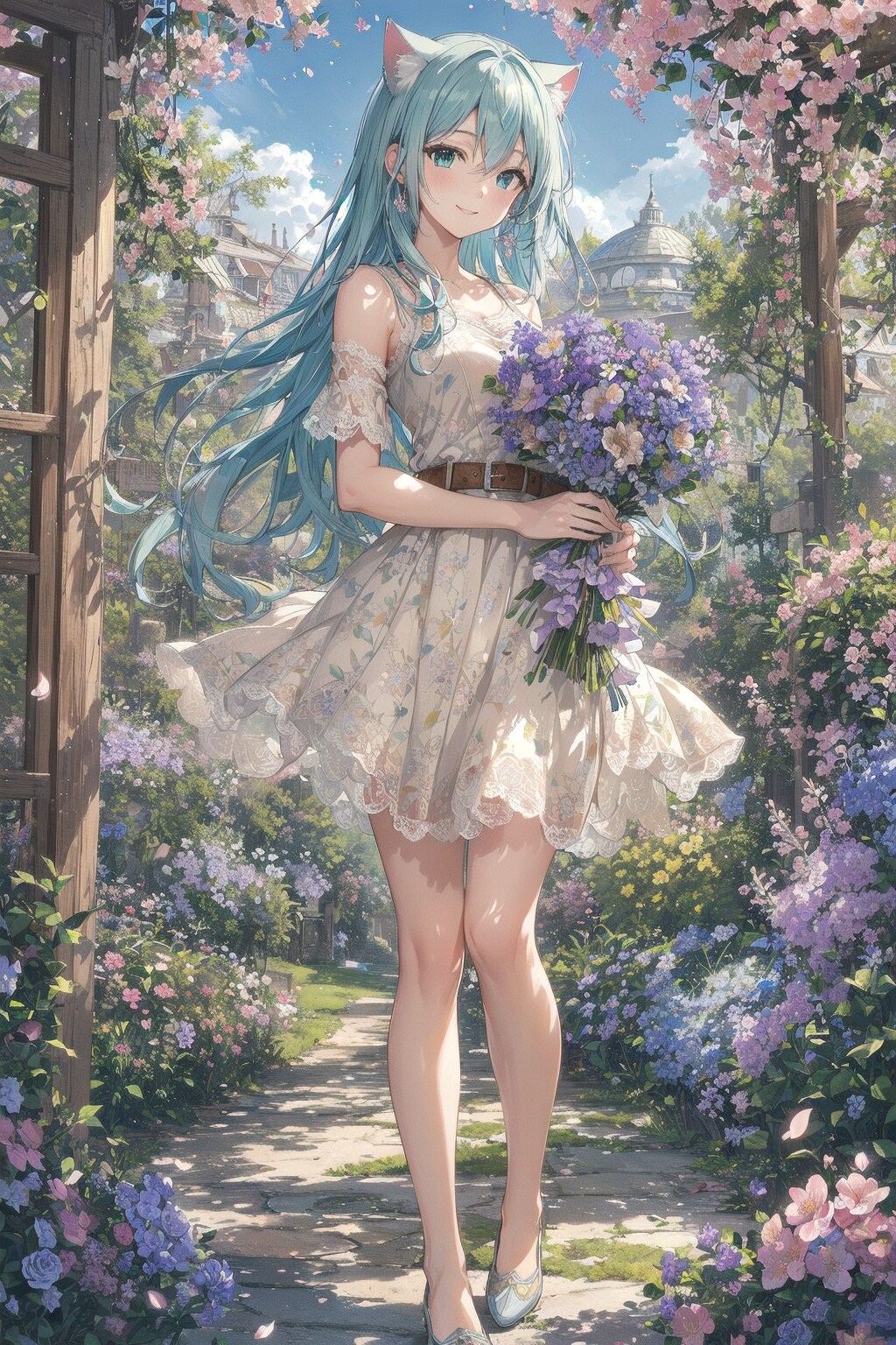綺麗なお花がいっぱい咲きました🐱💐