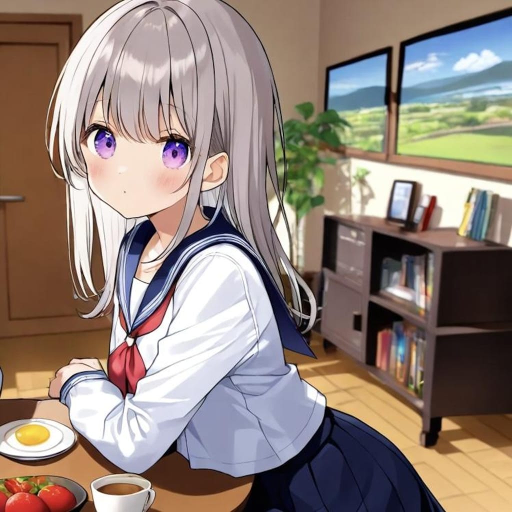 銀髪制服(月曜だー)_20250324