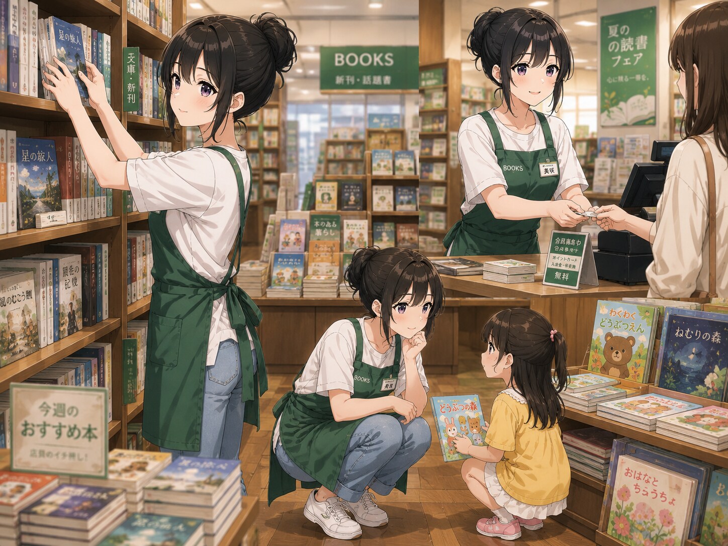 アルバイト | の人気AIイラスト・グラビア