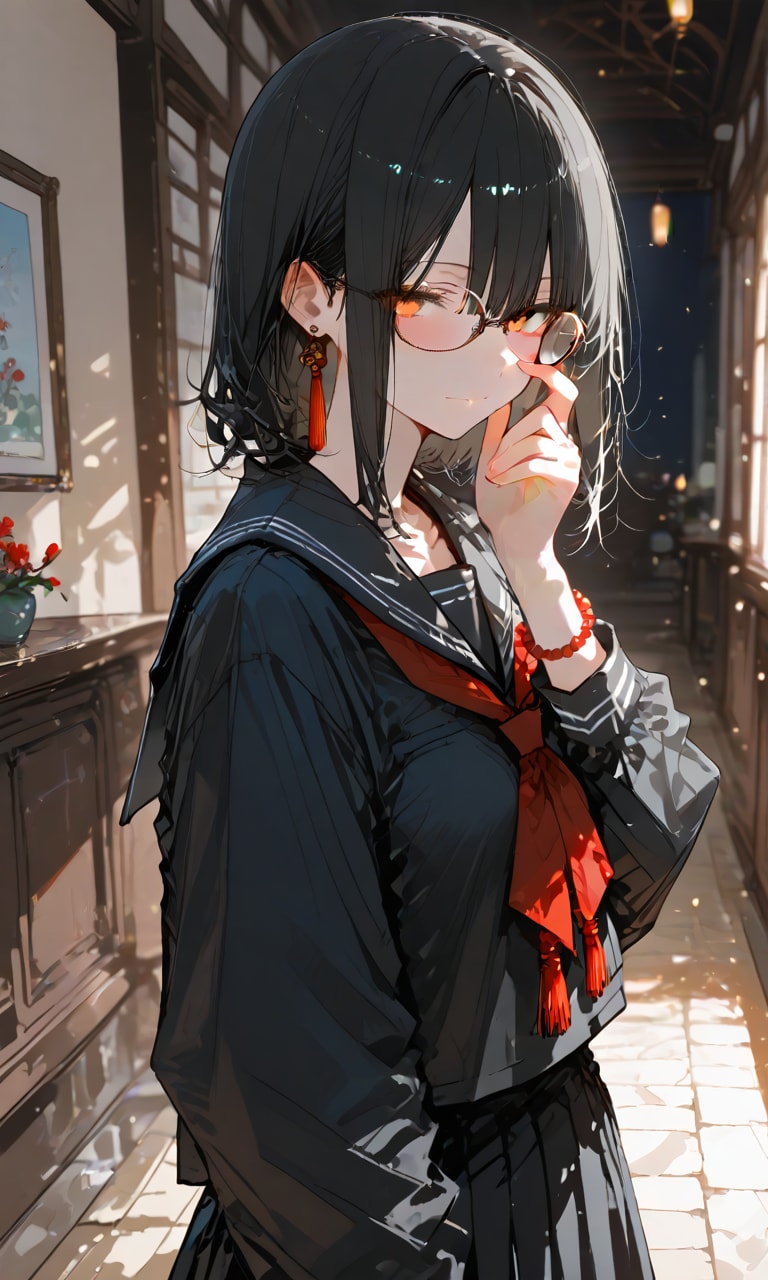 数珠付きの子 | の人気AIイラスト・グラビア