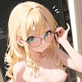 金髪眼鏡の女の子2 6枚目