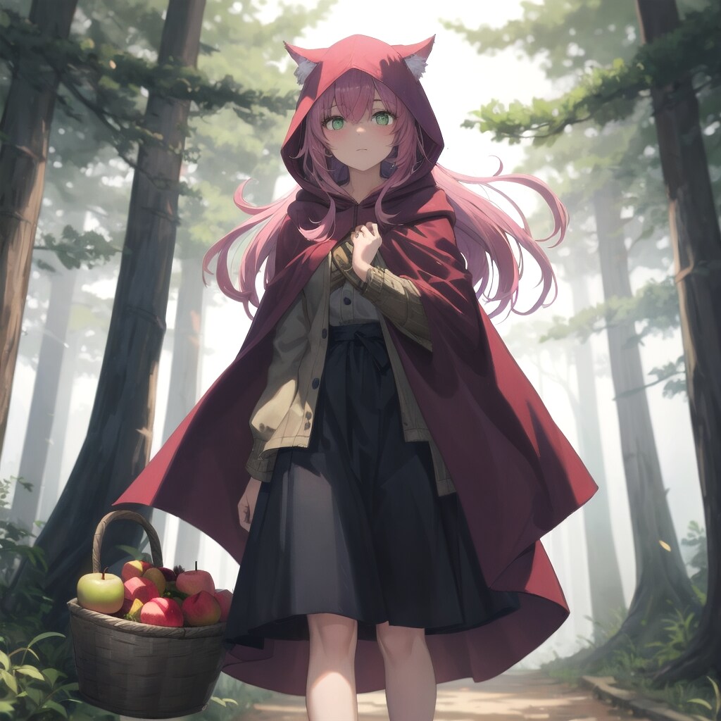 赤ずきん (Little Red Riding Hood) | の人気AIイラスト・グラビア