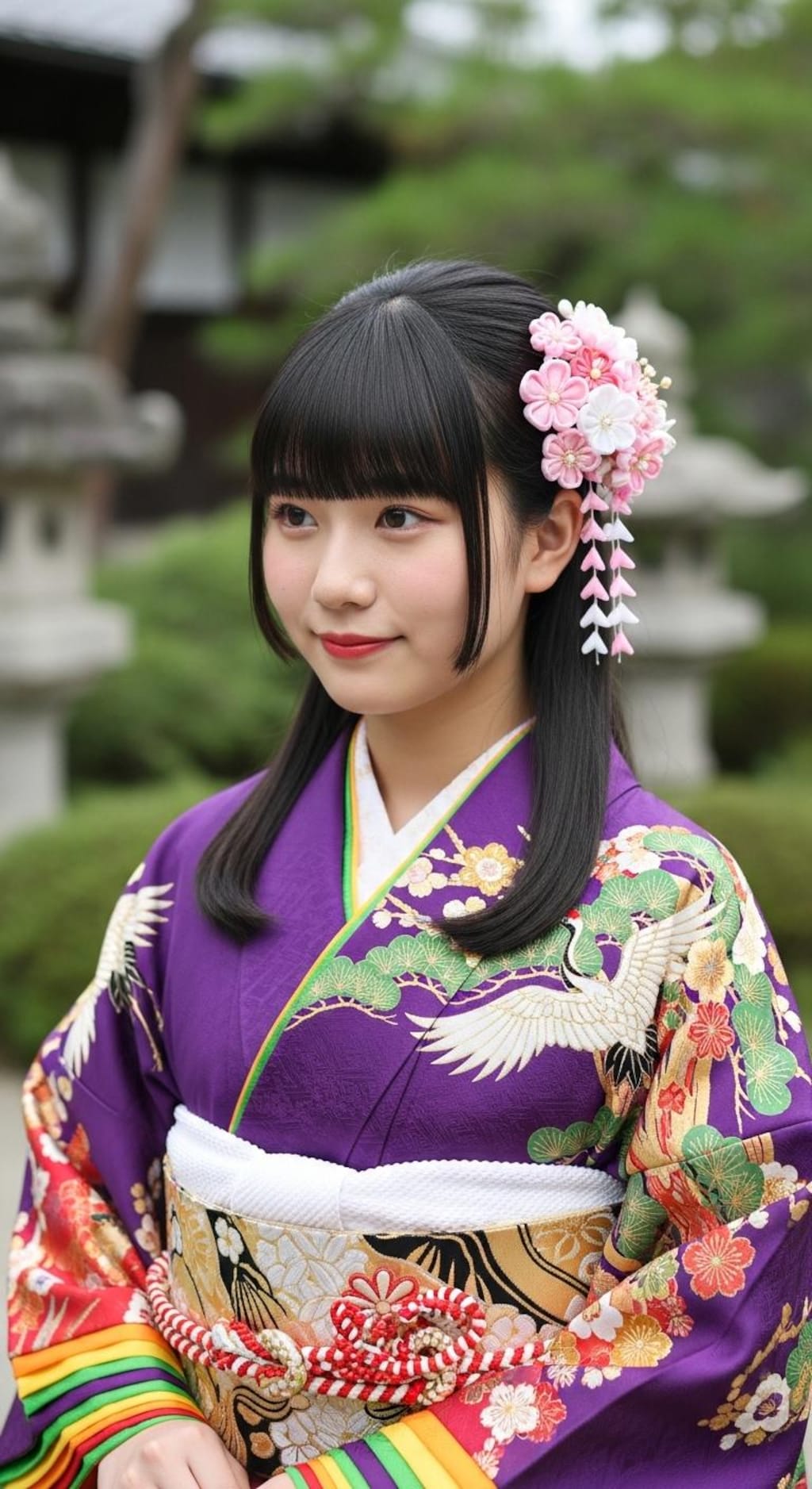 華の舞姫002《中・高生和装の君》