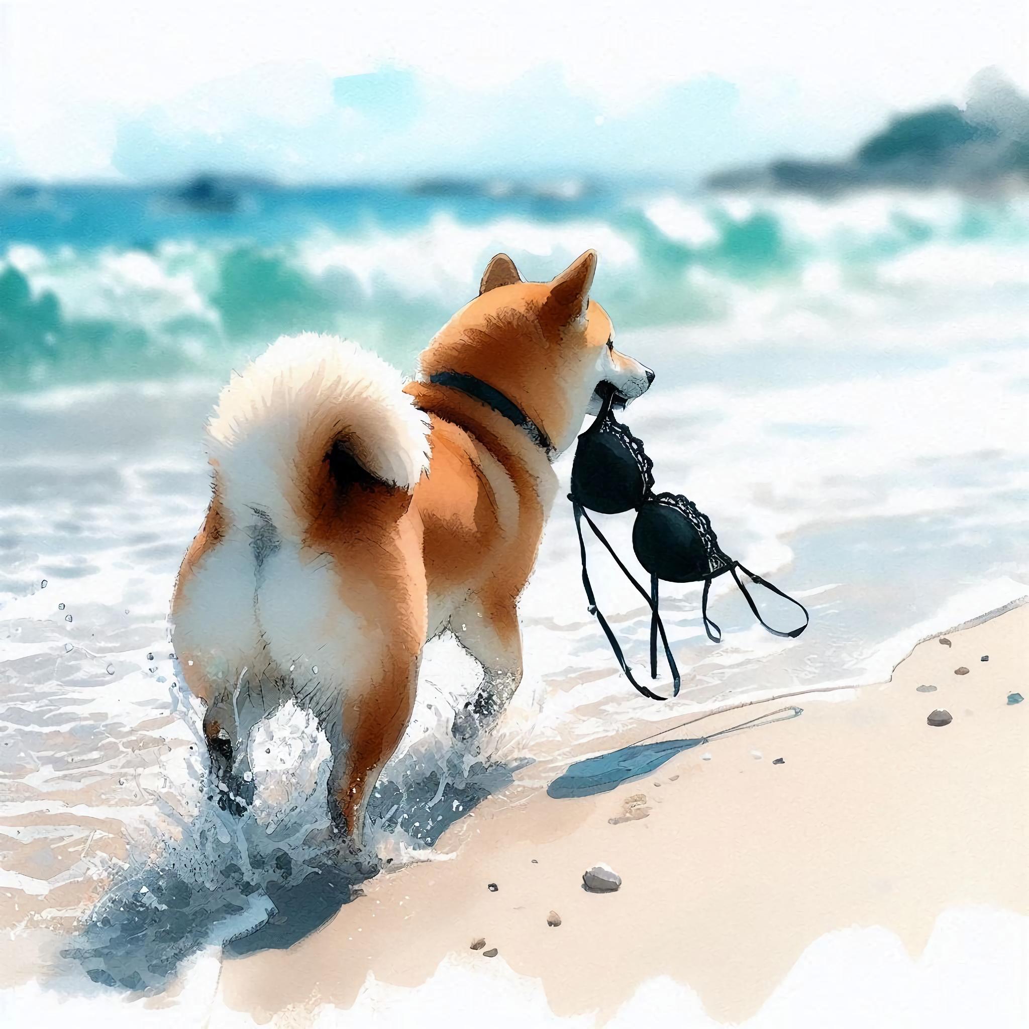 返してビキニトップス | の人気AIイラスト・グラビア