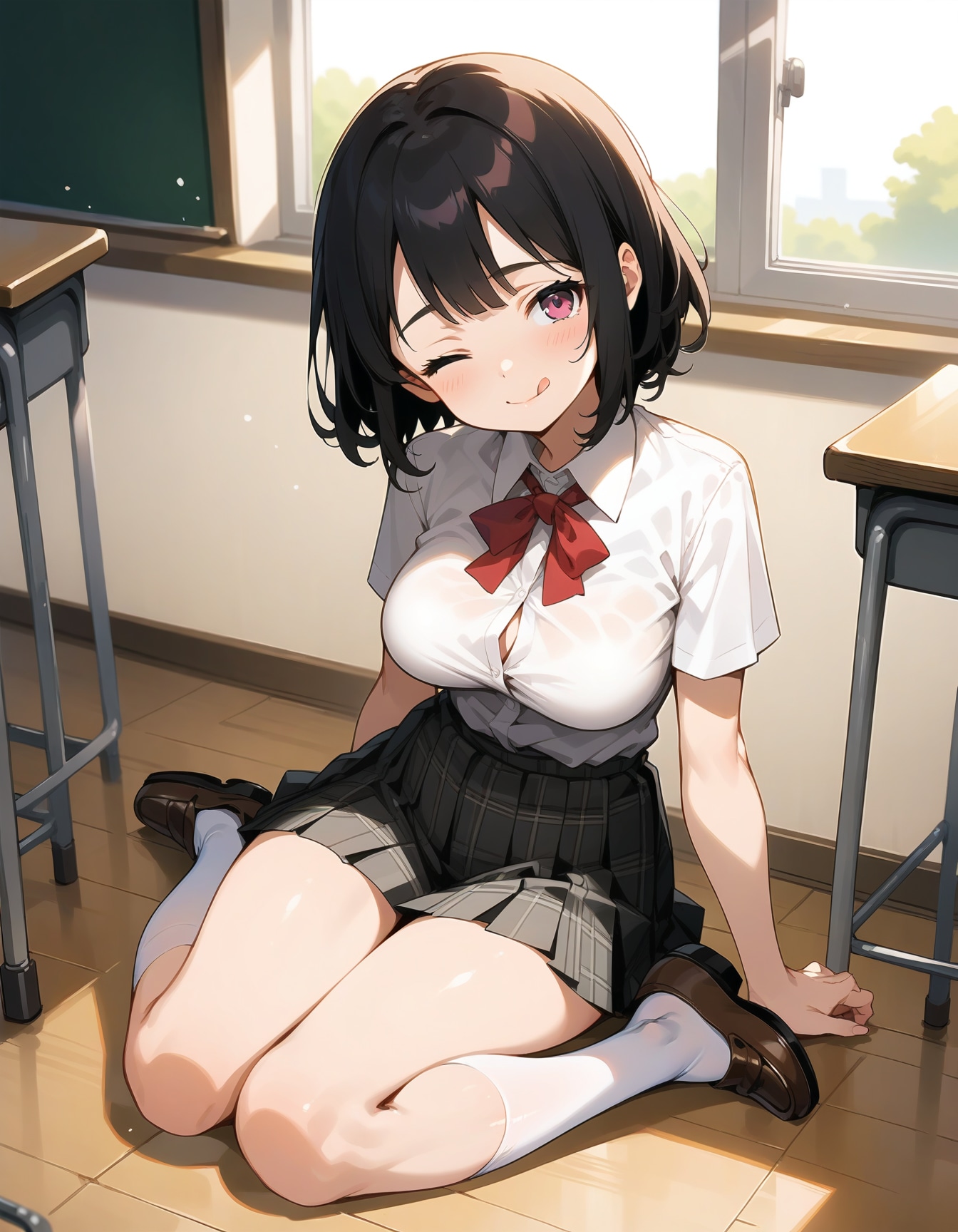 てへぺろ | の人気AIイラスト・グラビア