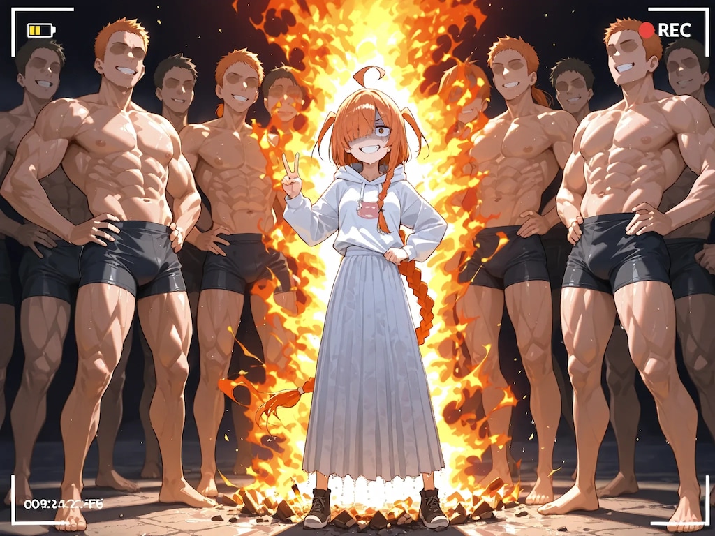 マッチョ売りの少女☆