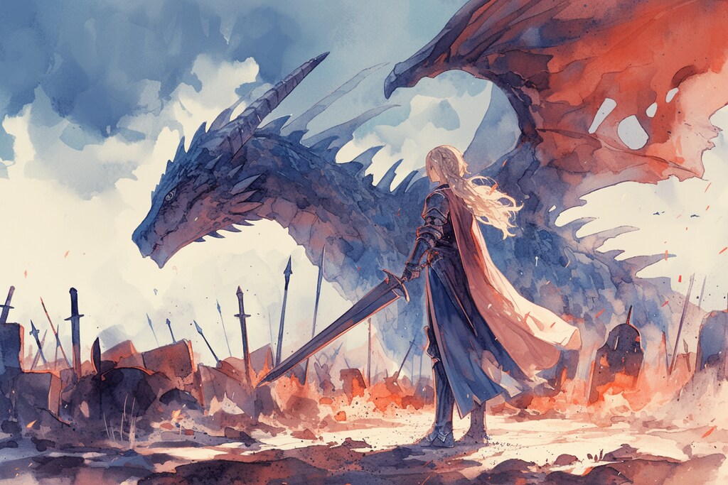 ドラゴンと少女（竜騎士）06