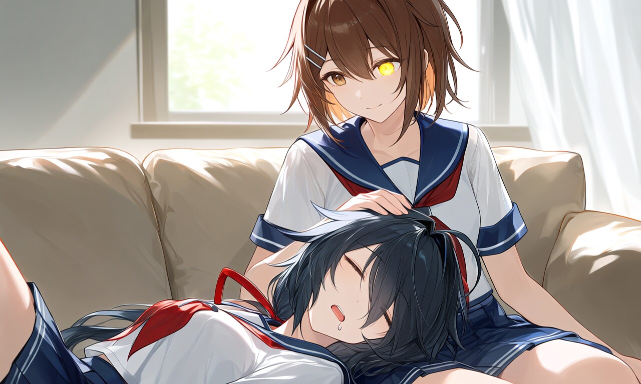 束の間の日常 | の人気AIイラスト・グラビア