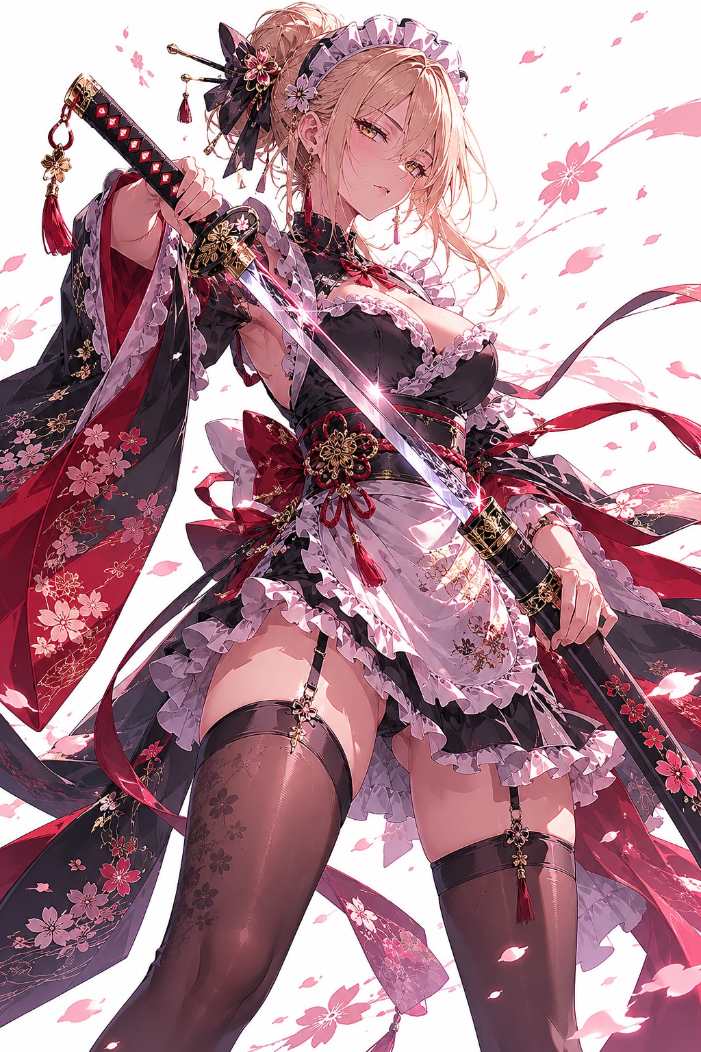 外国人極道ツンデレメイド侍お姉さん
