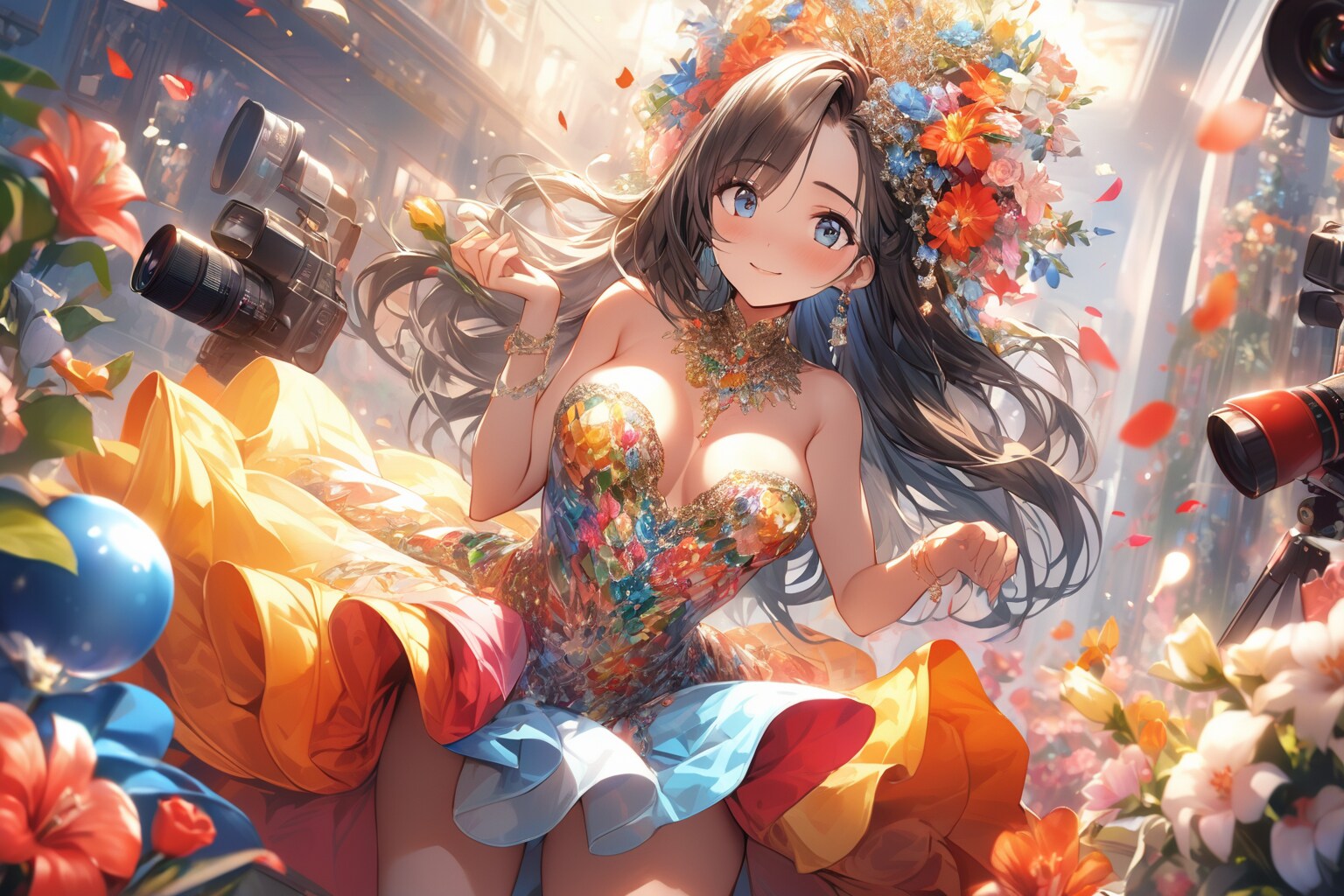 ダンサー ライブ終了後撮影会 | の人気AIイラスト・グラビア