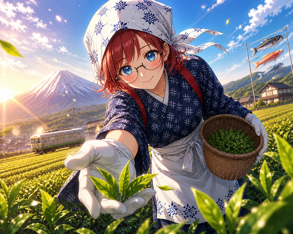 朝露きらめく、一番茶をあなたに。