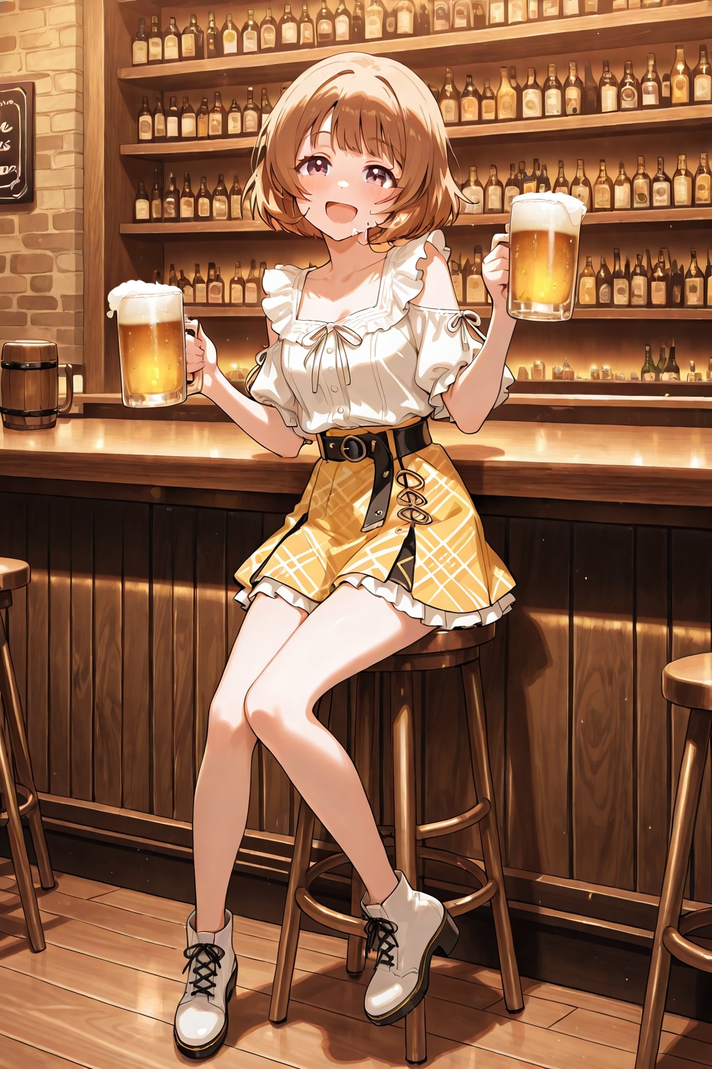 いっしょに、飲もうよ。 | の人気AIイラスト・グラビア