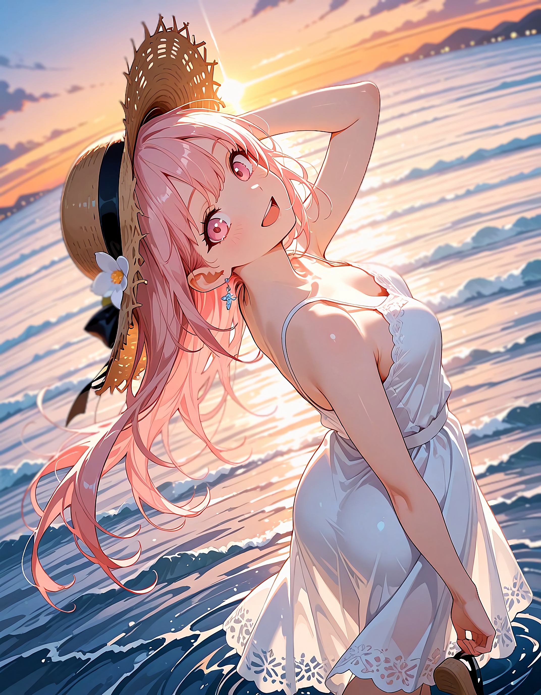 暮れゆく海
