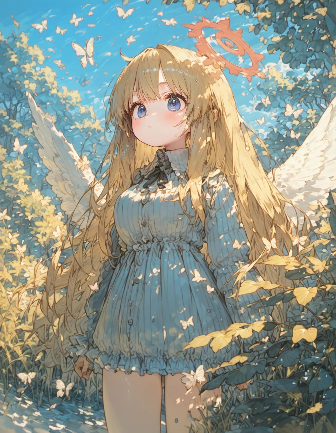 The Angel Among Butterflies