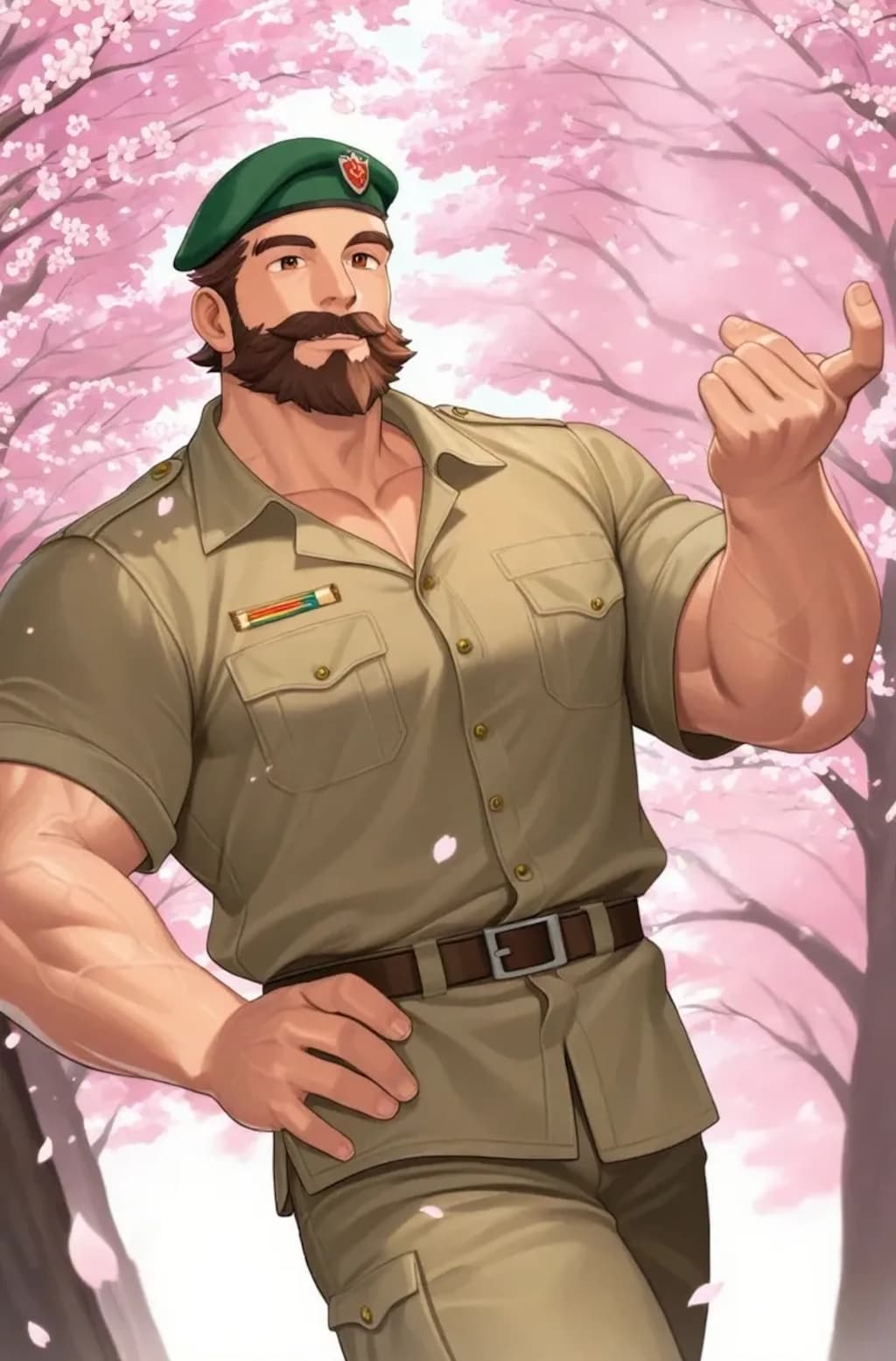 愛生、大佐に注ぐ愛の眼差し