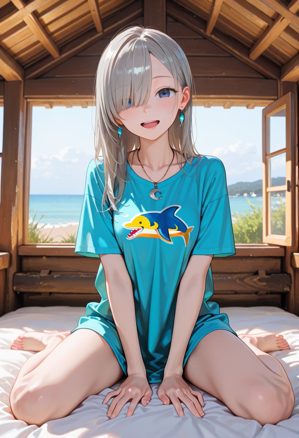 由璃亜 Oversized T-shirt (7)