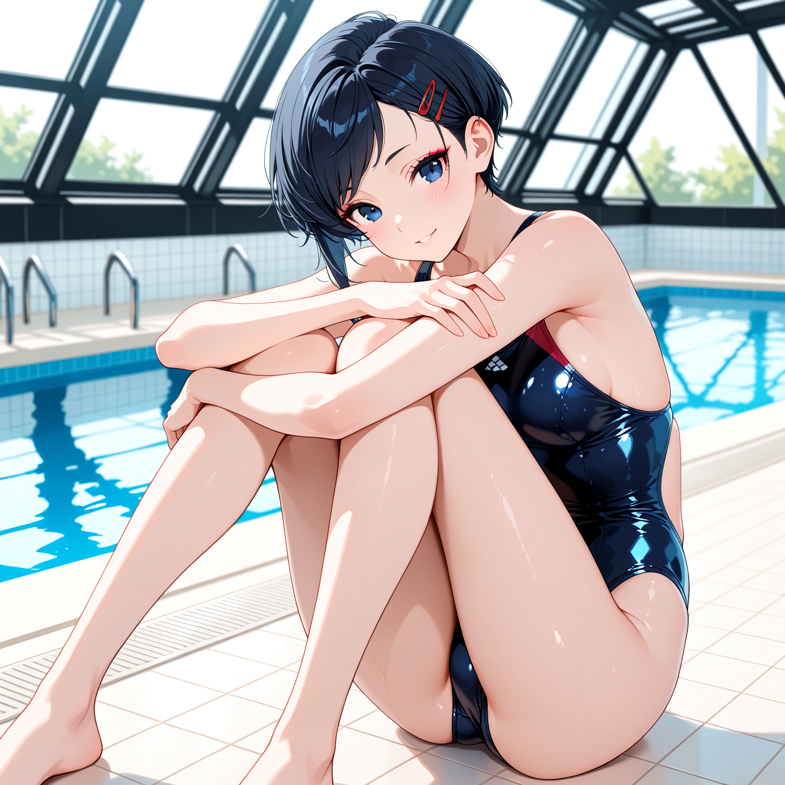例のプールのあおばちゃん