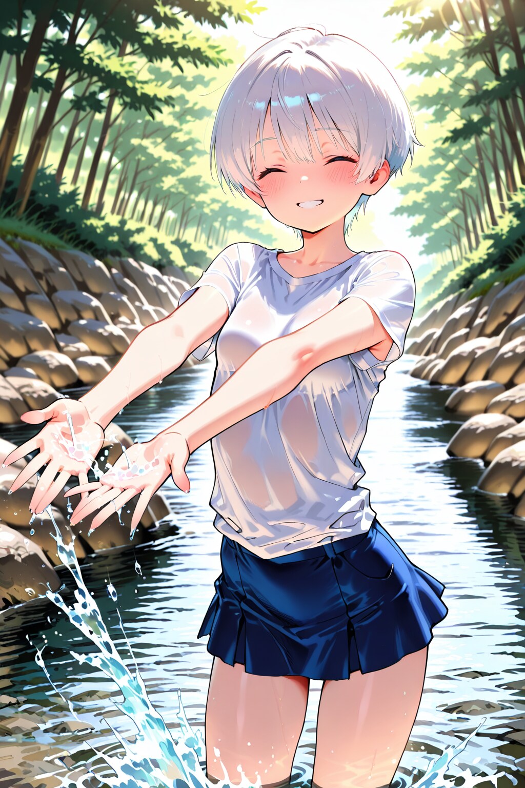 冷たくて気持ちいいよ！