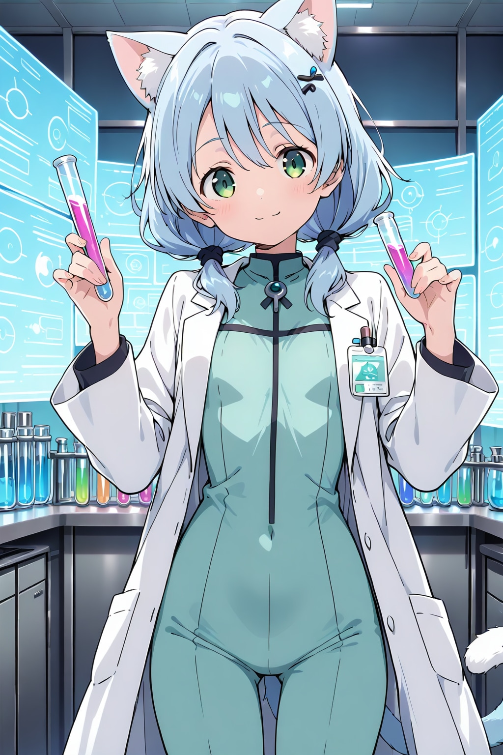 猫耳の科学者たち | の人気AIイラスト・グラビア