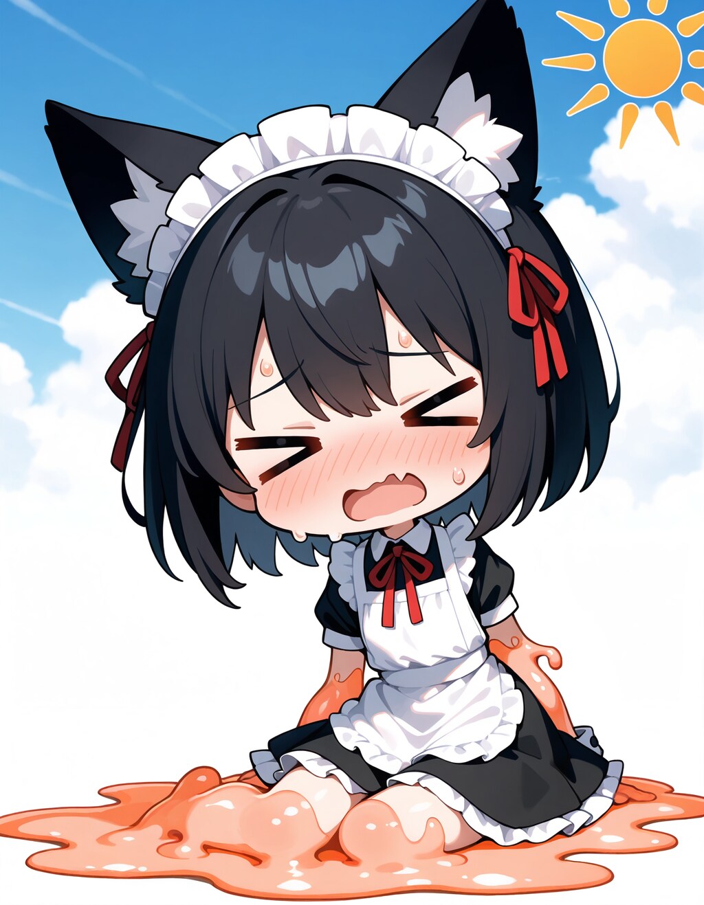 溶ける紗奈ちゃん