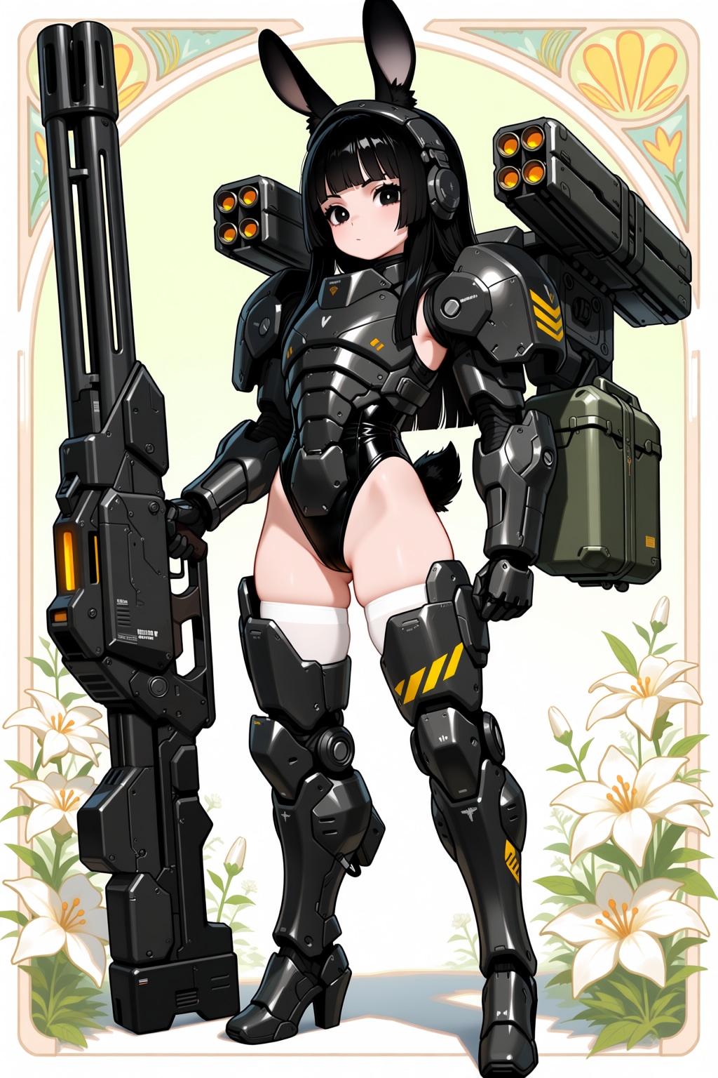 重火力砲撃型ばにーぱわーど！ | の人気AIイラスト・グラビア