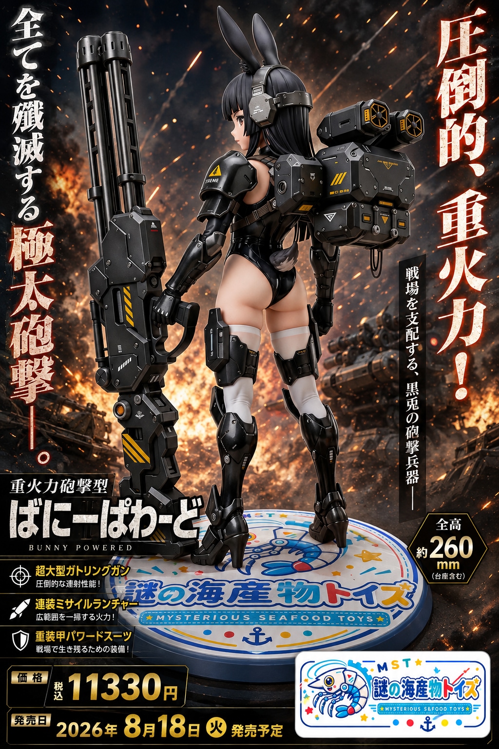 重火力砲撃型ばにーぱわーど！