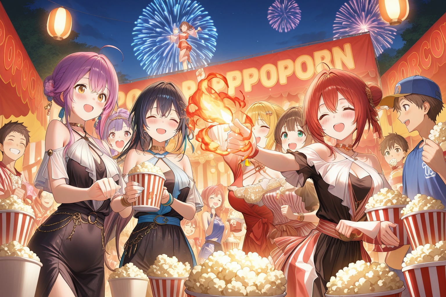 🍿Lels popkorna festivals nu popkorna mīļuotuojim, popkorna mīļuotuojim!🍿 | の人気AIイラスト・グラビア