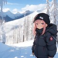 雪山より。 4枚目