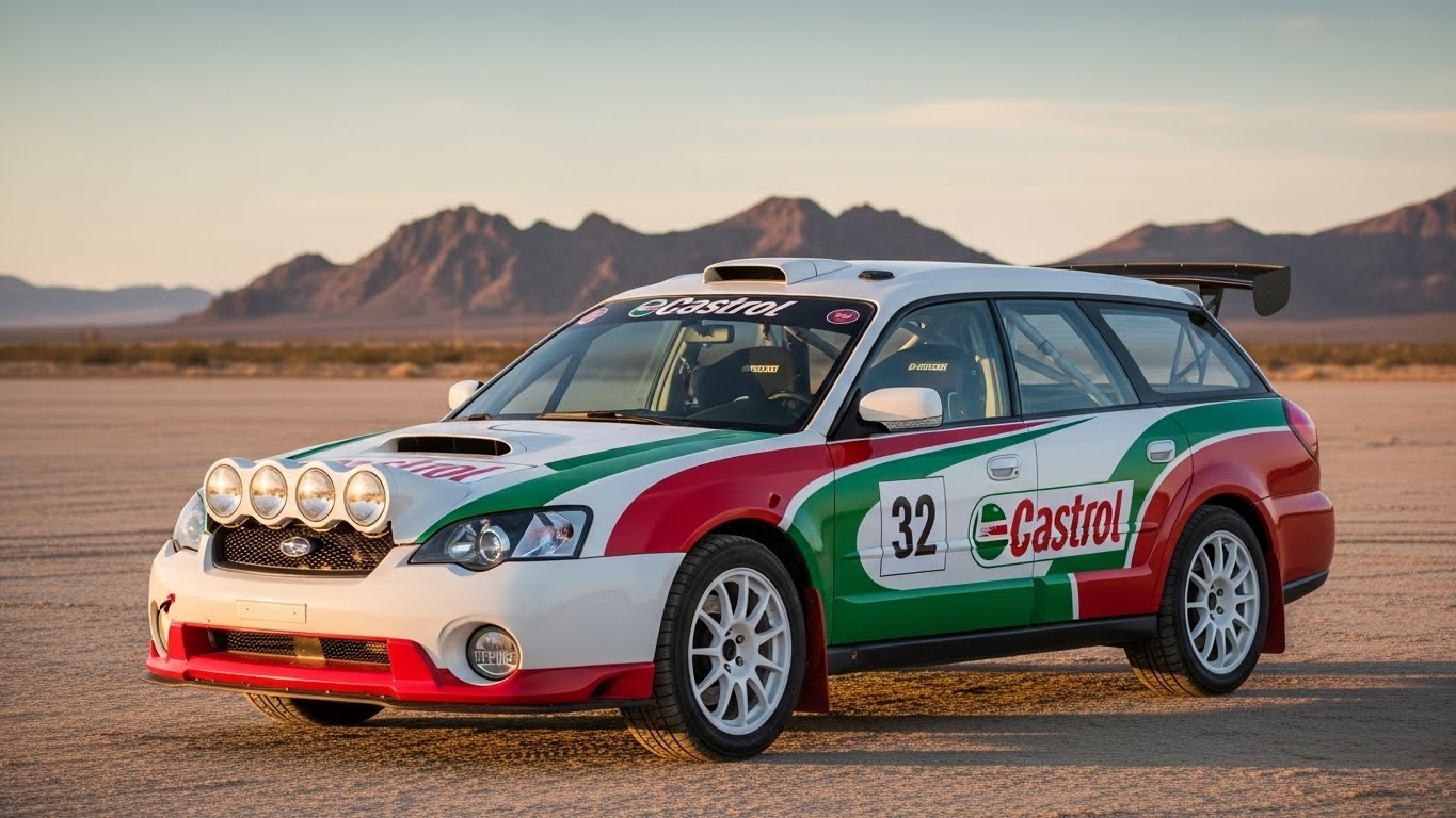 カストロールレガシィツーリングワゴンラリーカー | の人気AIイラスト・グラビア