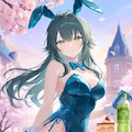 バニーガール衣装の手毬(PixAI版) 4枚目
