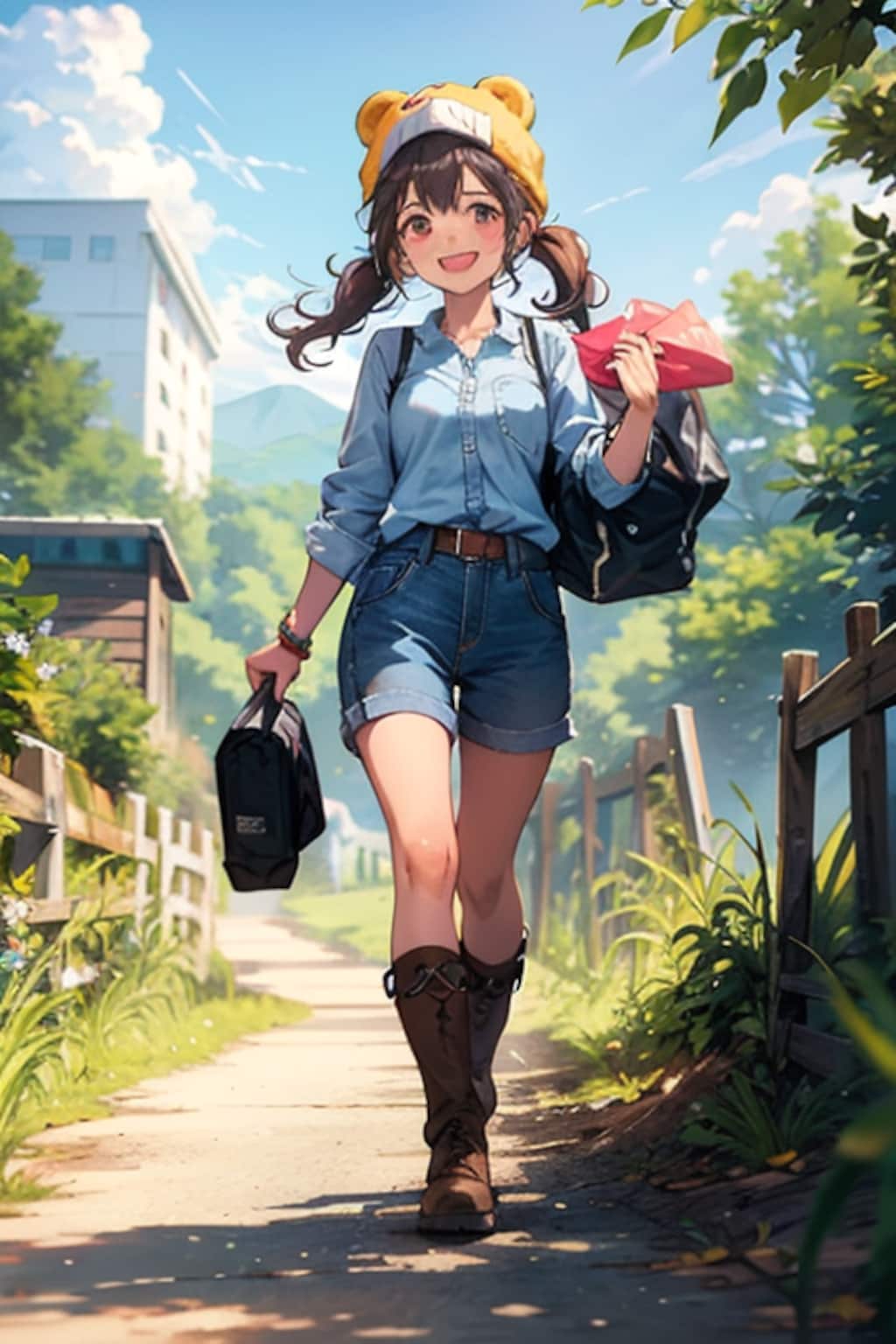 お散歩中