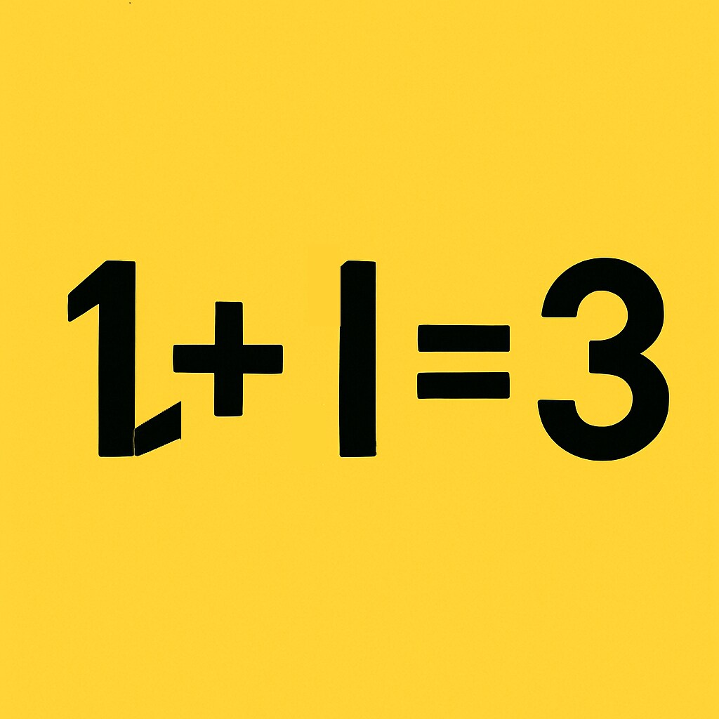 1+1=3の定義に挑戦してみた