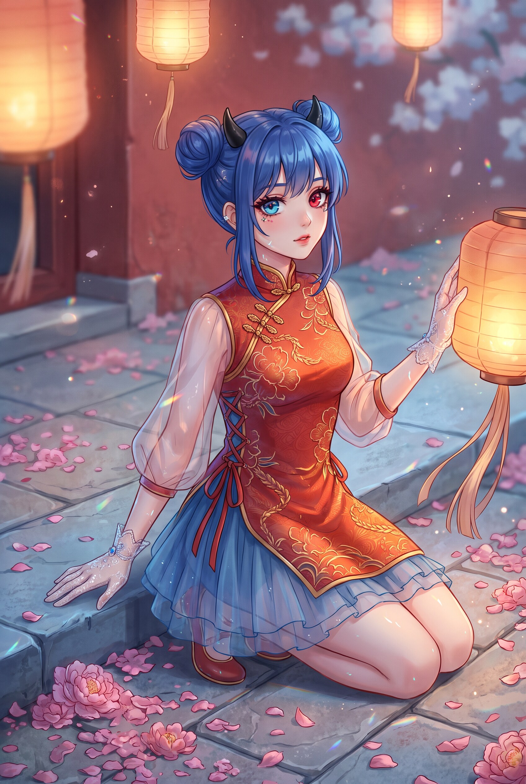 青燈双角姫