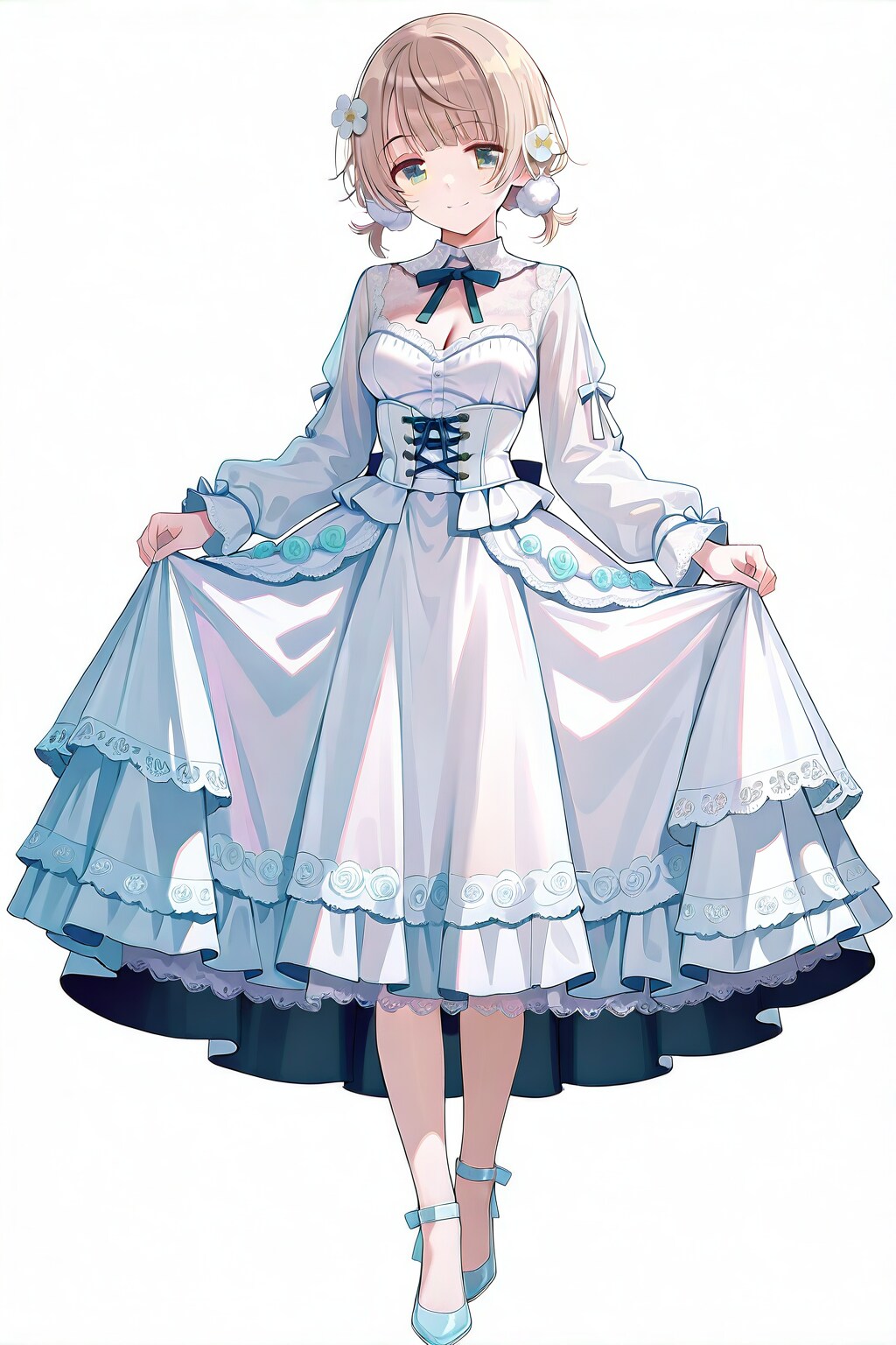 Shigure Ui wedding dress test, Unicorn