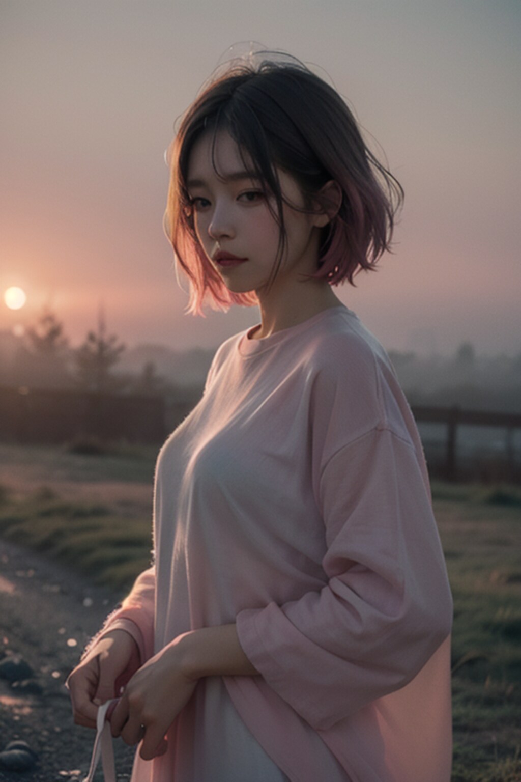 朝の光