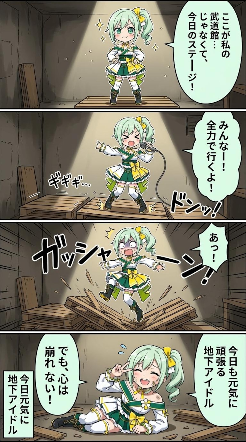 謎マンガ きみどりちゃん