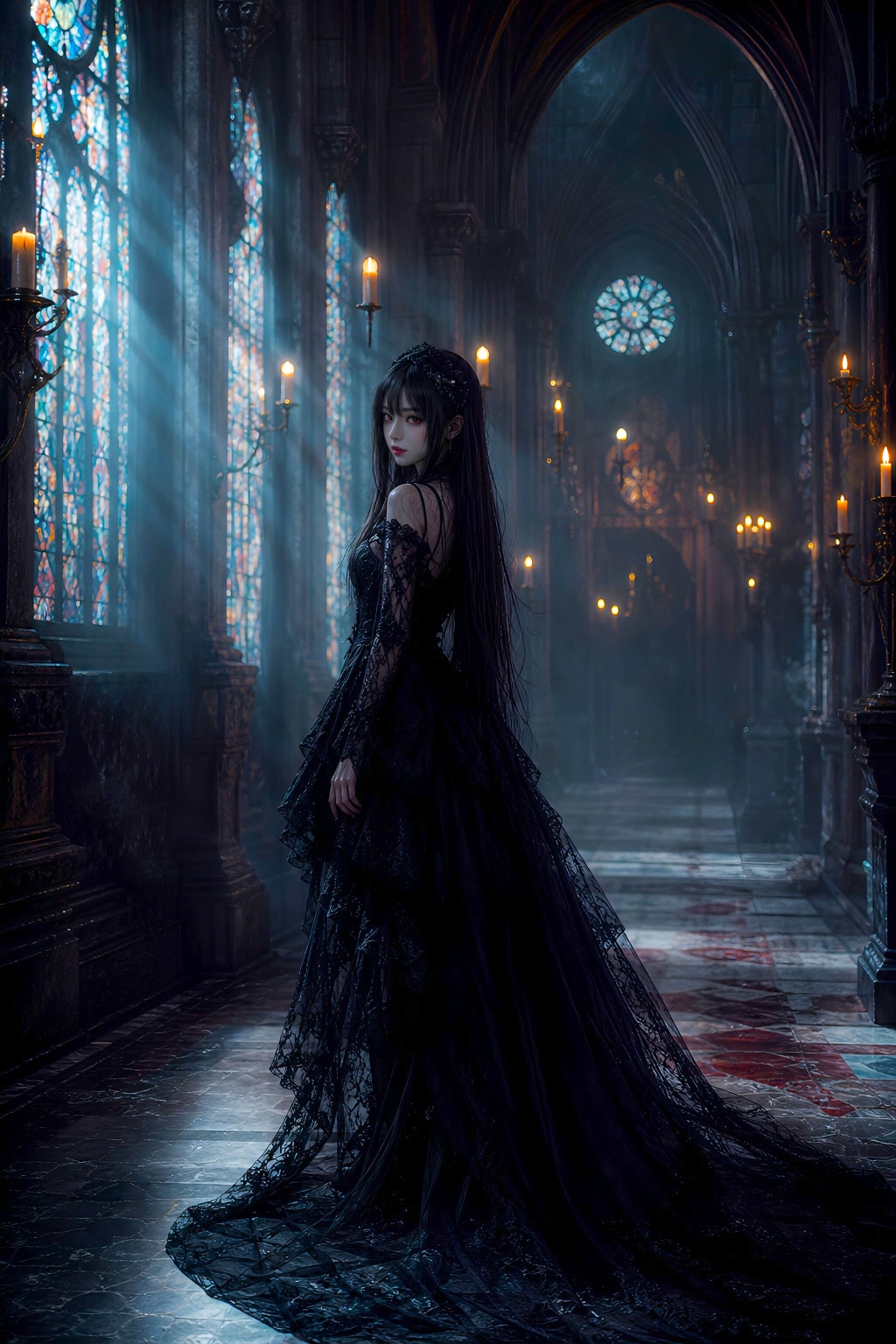 黒いドレスの君