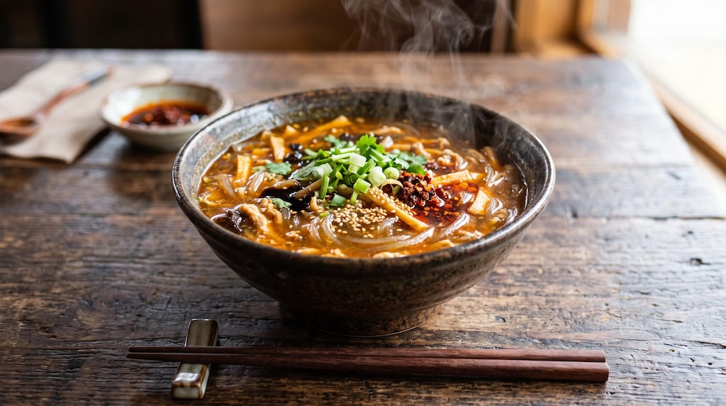 摩訶不思議食堂の酸辣湯麺