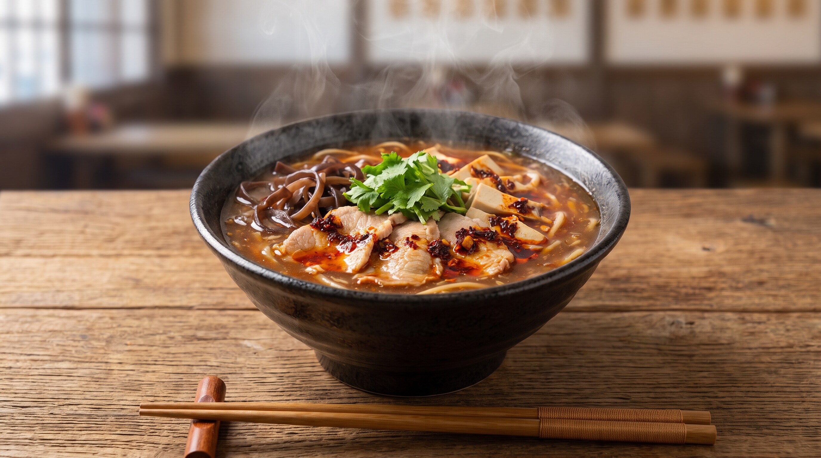 摩訶不思議食堂の酸辣湯麺 | の人気AIイラスト・グラビア