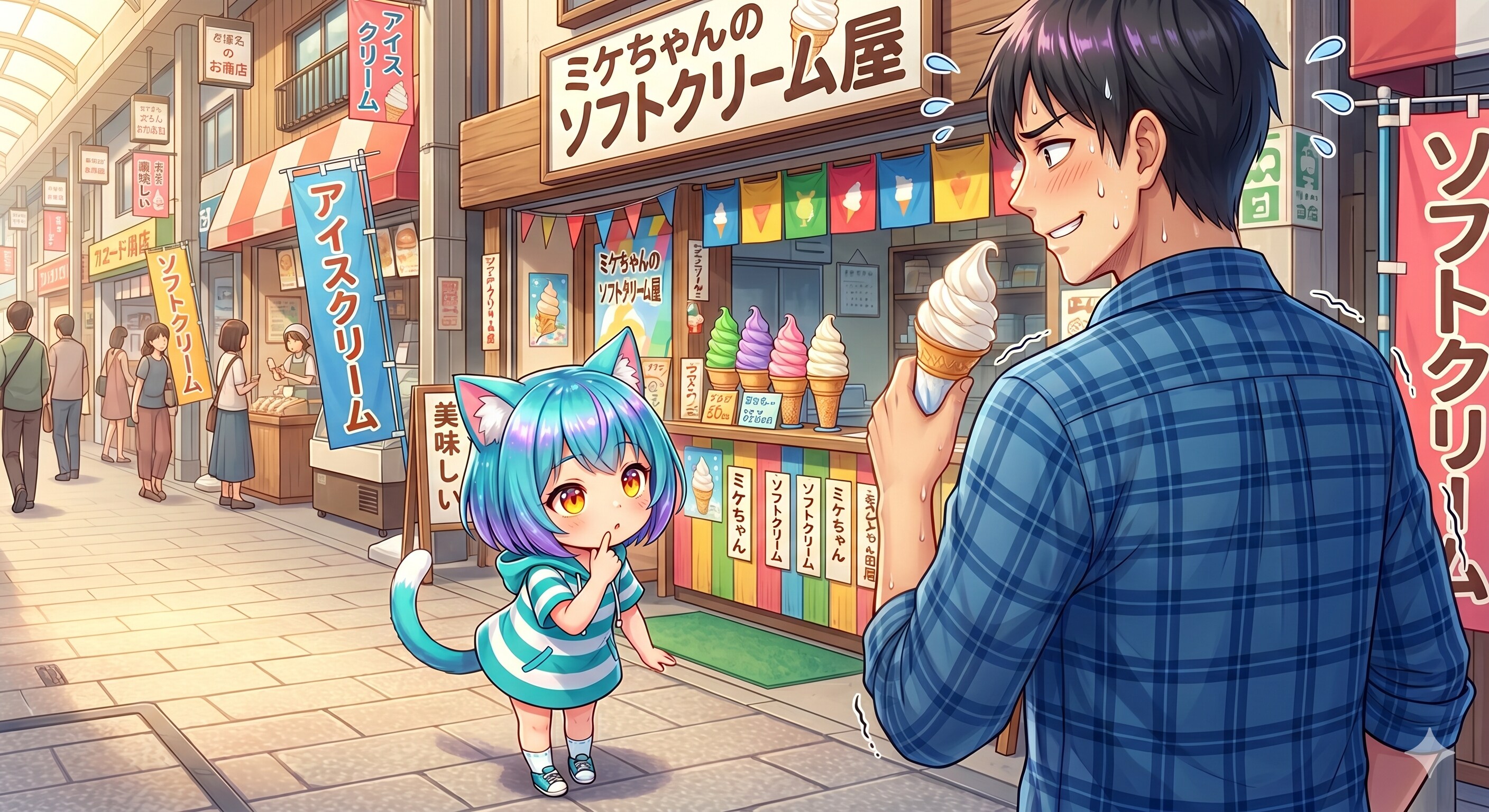 ミケちゃんと ある男の試練😅