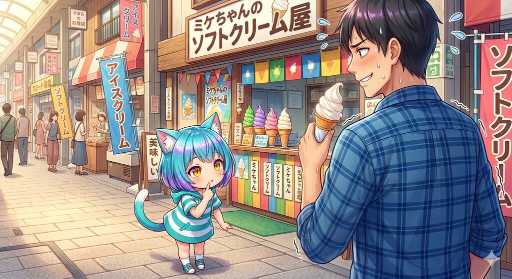 ミケちゃんと ある男の試練😅