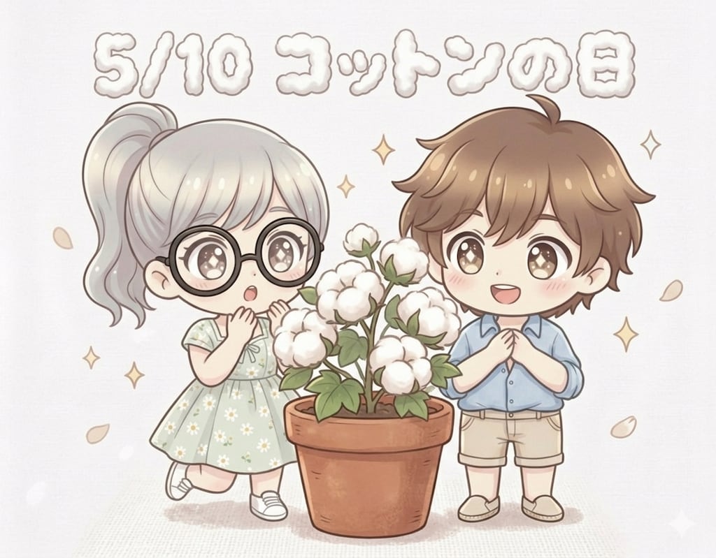 今日は「コットンの日」